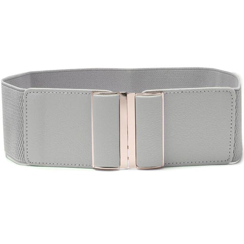 Women Wide Elastic Cinch Belt