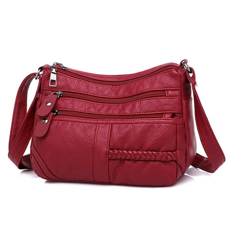 Women Bag Pu Soft Leather Shoulder Bag