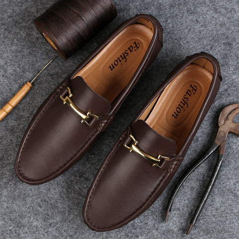 Men Casual Brands Slip On Formal Luxury Shoes