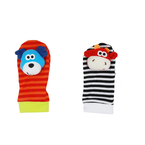 Baby Socks Wrist Rattle Set Toys