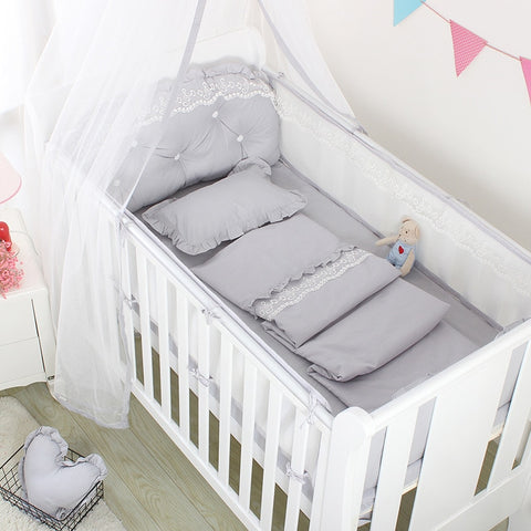 5Pcs Summer Breathable Baby Bed