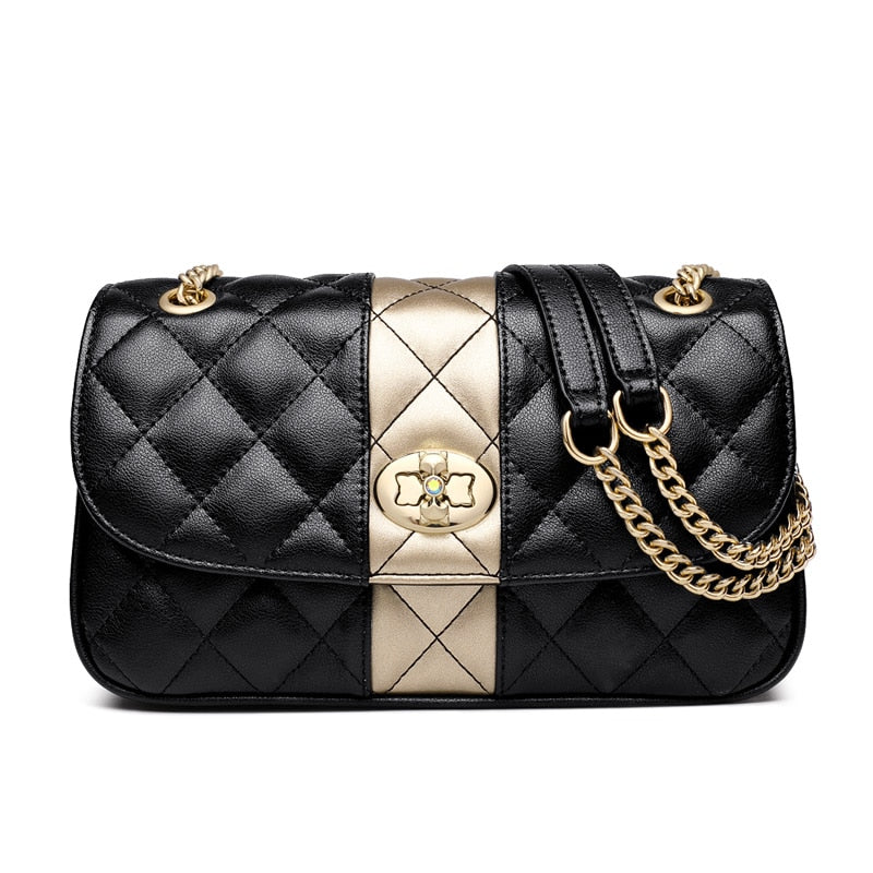 Women Diamond Lattice Crossbody Bag