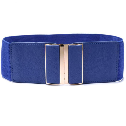 Women Wide Elastic Cinch Belt