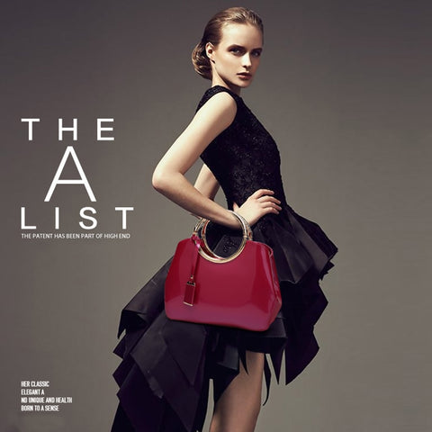 Women  Patent Leather Handbags