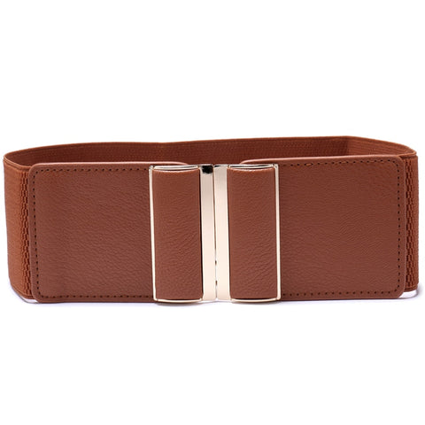 Women Wide Elastic Stretch Belt