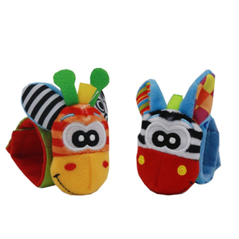Baby Socks Wrist Rattle Set Toys