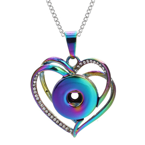 Three Color Snap Necklace