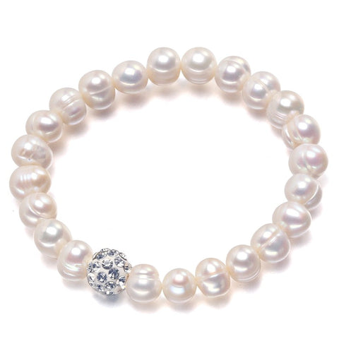 Natural Freshwater Pearl Strand Bracelet