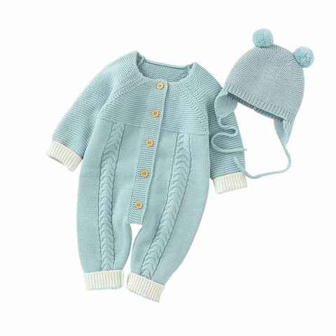Baby Rompers Long Sleeve Knitted Clothes