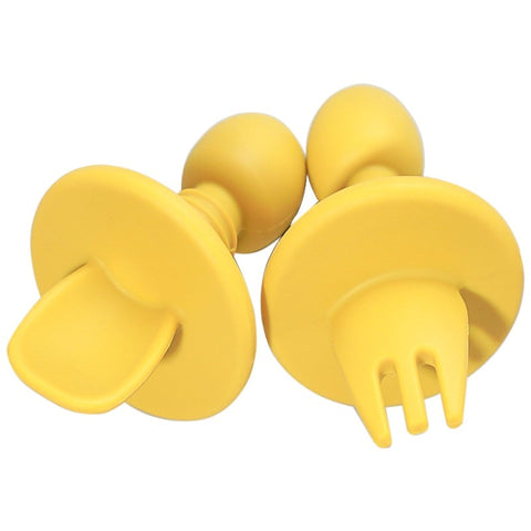 Baby Mini Silicone Fork Spoon