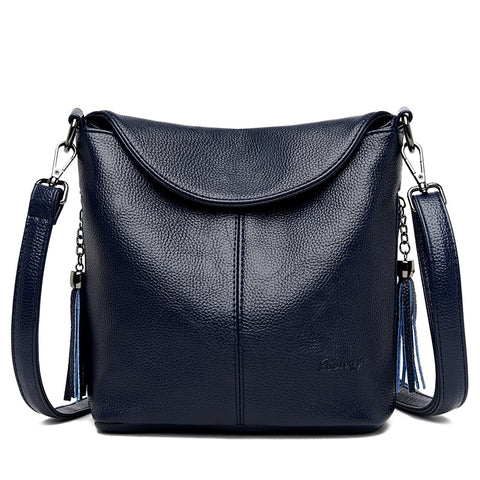 Women Soft Leather Crossbody Bags