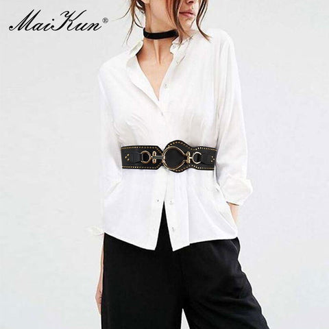 Women Luxury Design Punk Goth Belts