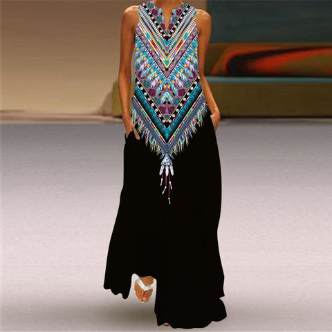 Ladies Spring Summer Long Dress