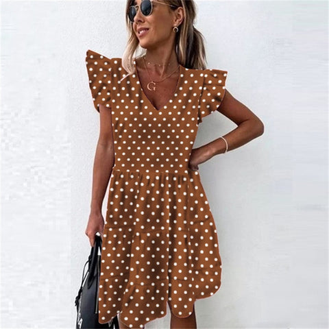 Women Ruffle Summer Dress