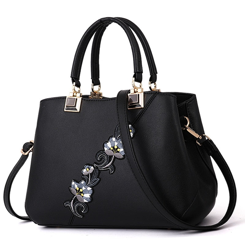 Women Embroidered Messenger Handbags