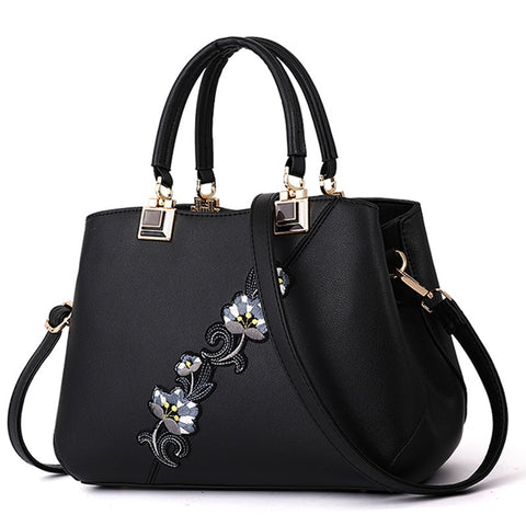 Women Embroidered Messenger Handbags