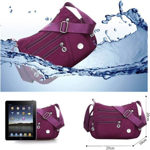 Women Nylon Waterproof Messenger Bags