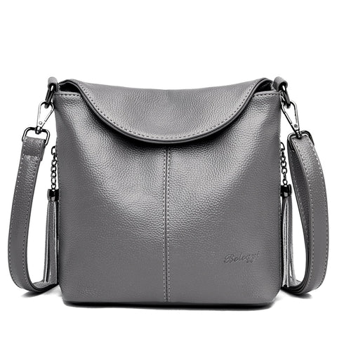 Women Soft Leather Crossbody Bags
