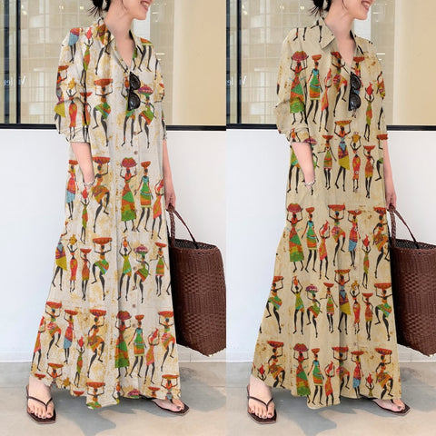 Women's Elegant Printed Dress