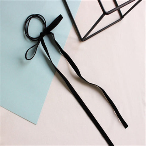 Women Long Tassel Hair Ties Bands