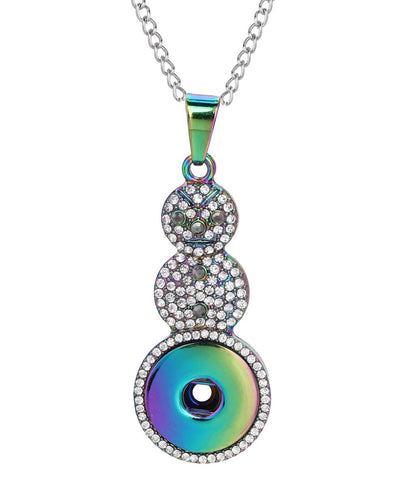 Three Color Snap Necklace