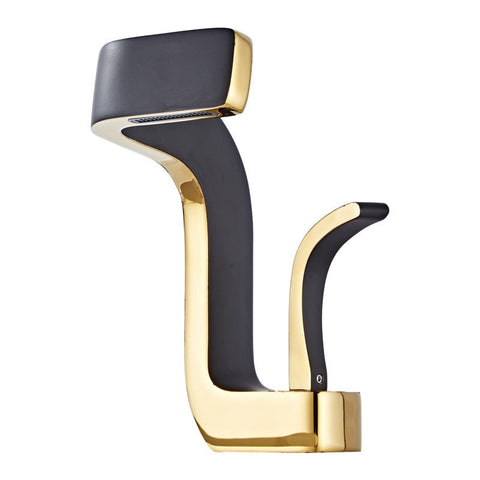 Brass Gold White Bathroom Basin Faucet