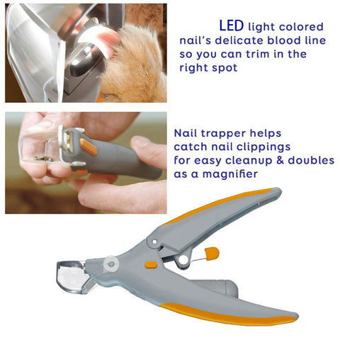Cat Dog LED Nail Clipper