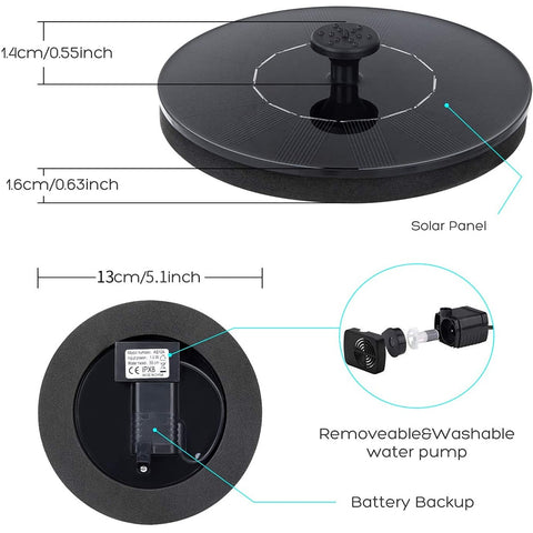 Mini Solar Water Fountain