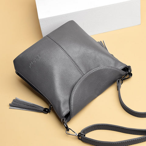 Women Soft Leather Crossbody Bags