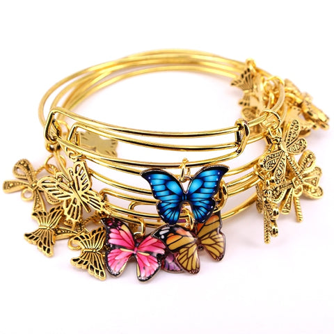 Gold Color Bangle Bracelet Set