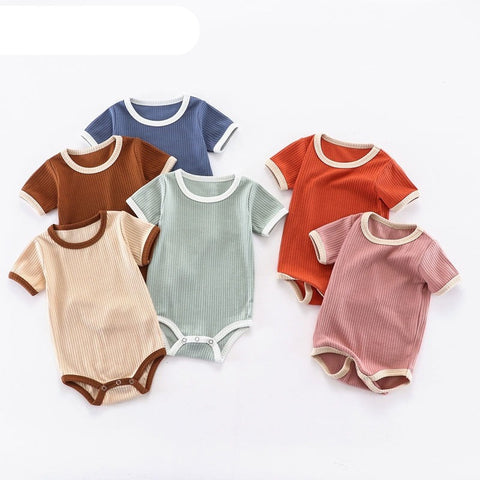 Baby Romper Ribbed Short