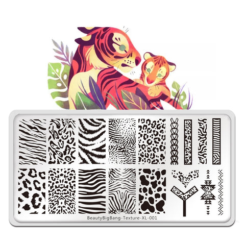 New Beauty Big Bang Animal Image Nail Art