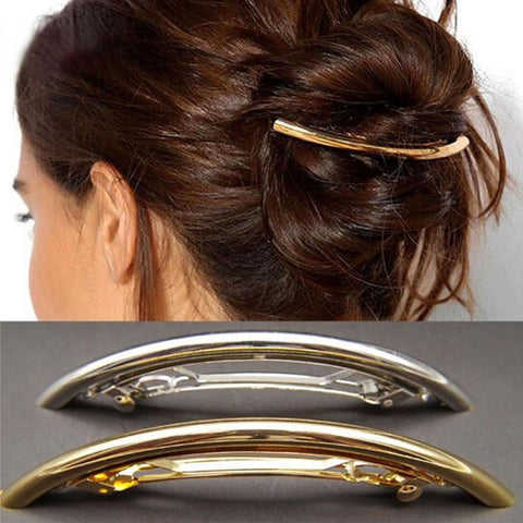 Women Vintage Gold Silver Hair Clips