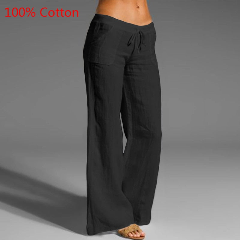Women Vintage Wide Leg Pant