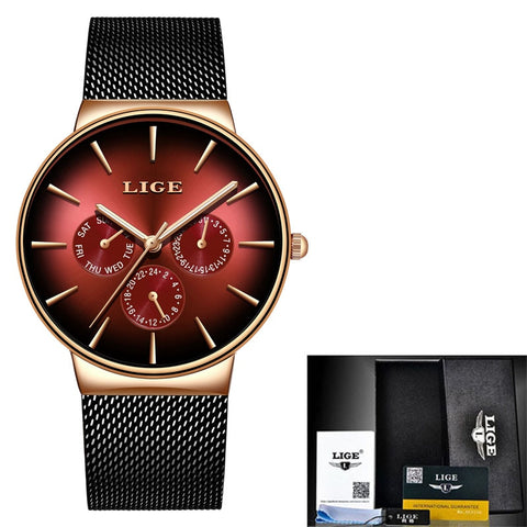 Mesh Belt Ultra-thin Quartz Watch