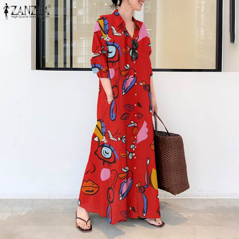 Women's Elegant Printed Dress