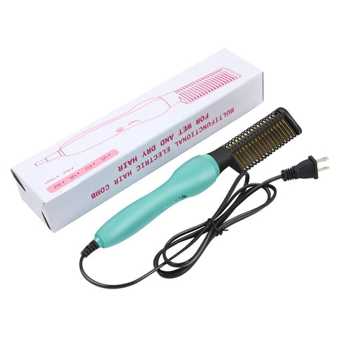 New 2 In 1 Hair Straightener Brush