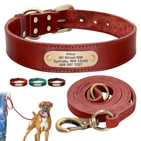 Dog Custom Leather Collar