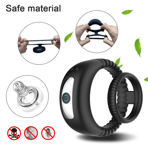 Couple Rings Vibrating Penis Cock Ring Sex Toys for Men