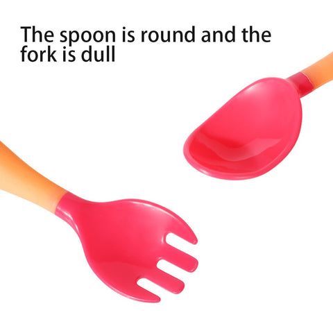 Baby Soft Self-feeding Spoon