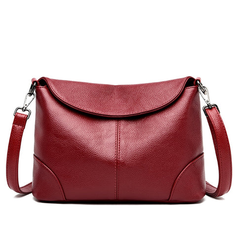 Women Soft Leather Crossbody Bags