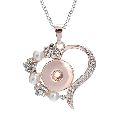 Three Color Snap Necklace