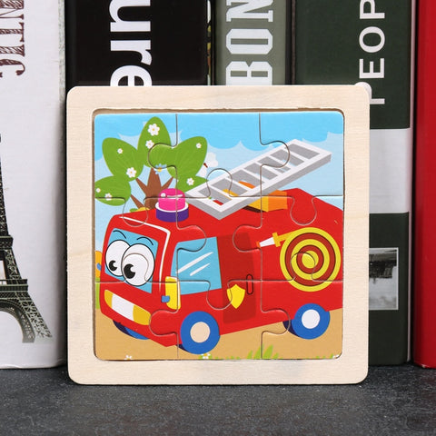 Kids Wooden Animal Puzzle Toys