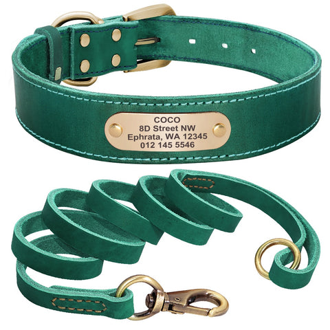 Dog Custom Leather Collar