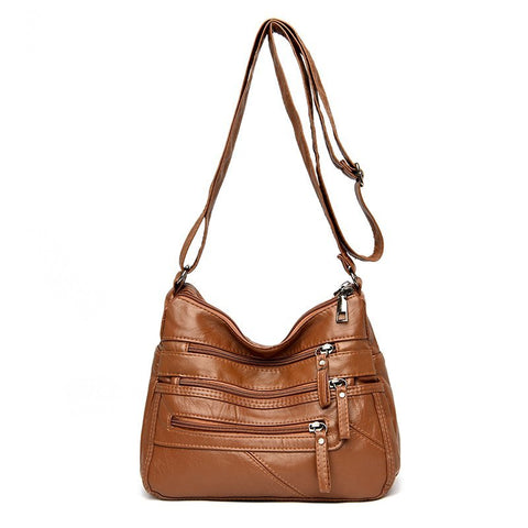 Women Soft Leather Shoulder Bags