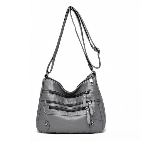 Women Soft Leather Shoulder Bags