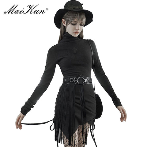 Women Luxury Design Punk Goth Belts