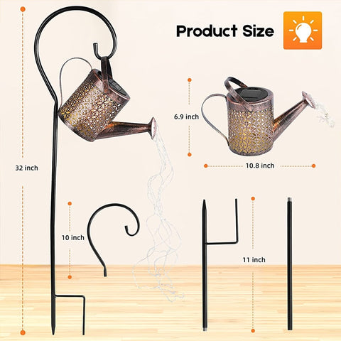 Garden Shower Art LED Light Lantern