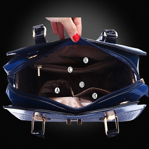 Women Patent Leather Handbags
