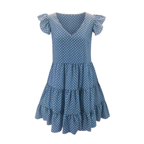 Women Ruffle Summer Dress